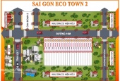 Đất KDC Eco town 2, trung tâm củ chi, đối diện BV Củ Chi, SHR, 6tr/m2