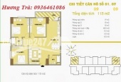 Chính chủ cần bán căn hộ 95m, 25,5tr/m2  Chung cư C37 Bắc Hà Tower (Phố Xinh), Tố Hữu