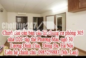 Chính chủ cần bán căn hộ chung cư phòng 305 - nhà D2C tập thể Phương Mai, ngõ 30 Lương Đình Của, Đống Đa, Hà Nội