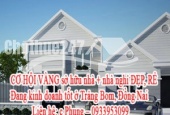 CƠ HỘI VÀNG sở hữu nhà + nhà nghỉ ĐẸP, RẺ Đang kinh doanh tốt ở Trảng Bom, Đồng Nai