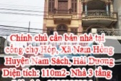 Chính chủ cần bán nhà tại : Cổng chợ Hóp – Xã Nam Hồng – Huyện Nam Sách – Tỉnh Hải Dương