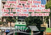 Cho thuê nhà số 81 mặt phố Quang Trung, Hà Đông.