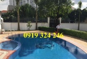 Cho thuê villa compound Thảo Điền 20 x 30m, sân vườn hồ bơi giá 5500$