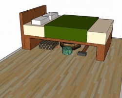 Trữ đồ dưới gầm giường tạo phong thủy xấu cho phòng ngủ